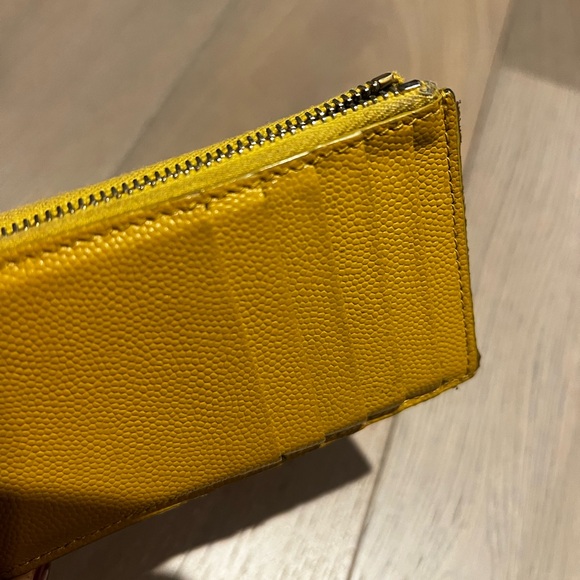 Zip Fragments YSL Monogram Pouch Card Case Wallet - Picture 8 of 15